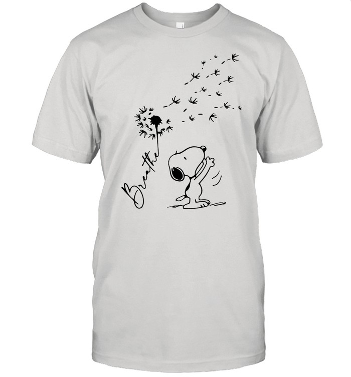 Breathe Snoopy Dandelion shirt