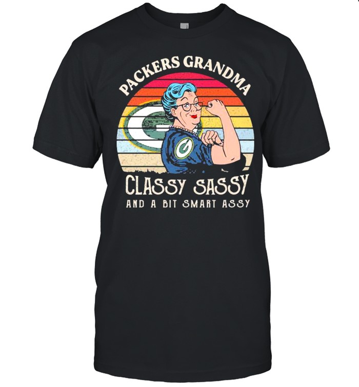 Packers Grandma Classy Sassy And A Bit Smart Assy Vintage shirt