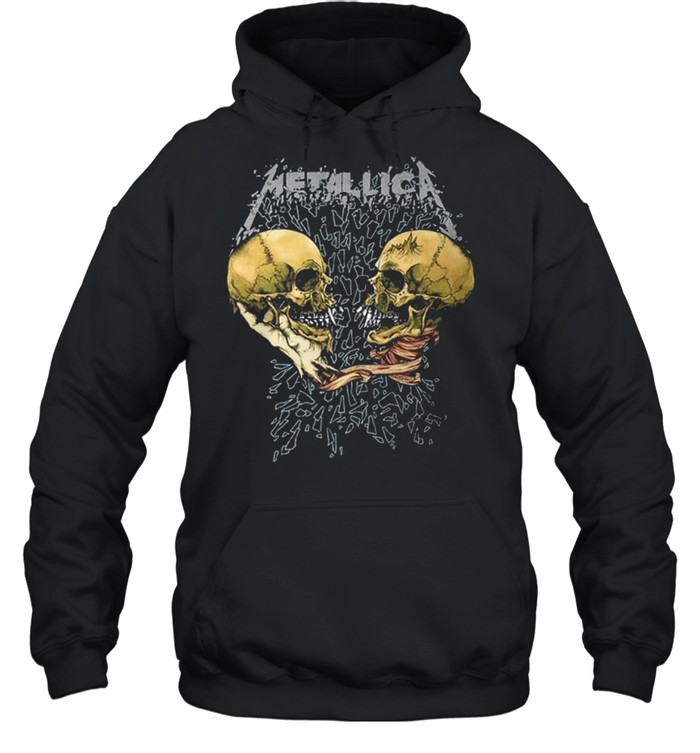 Metallica With Double Skulls shirt Unisex Hoodie