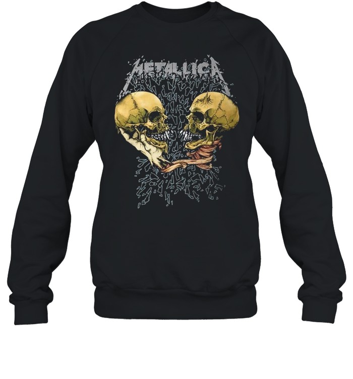 Metallica With Double Skulls shirt Unisex Sweatshirt