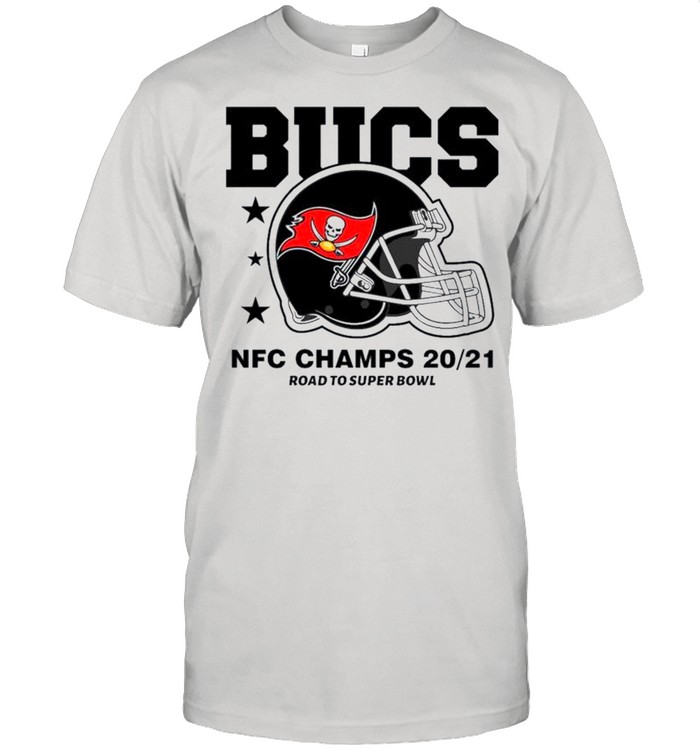 Tampa Bay Buccaneers bucs NFC champs 2021 road to super bowl shirt