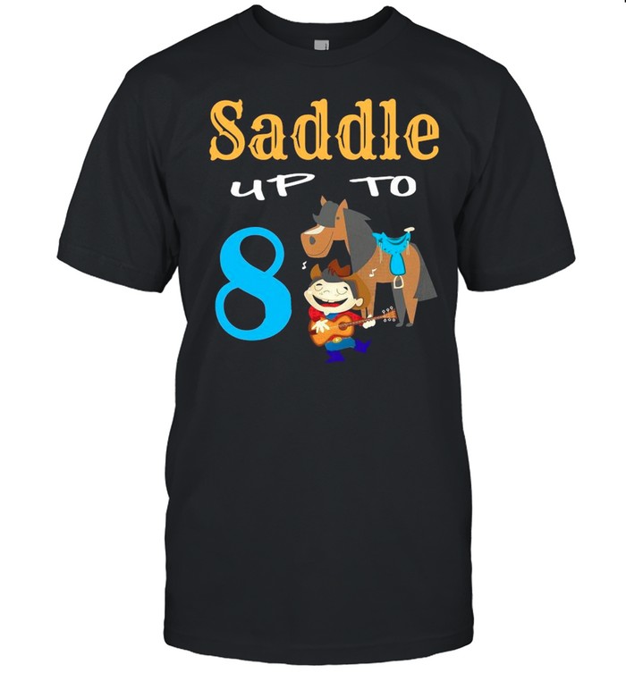 Toddler Boys 8th Birthday Saddle Up To 2021 shirt
