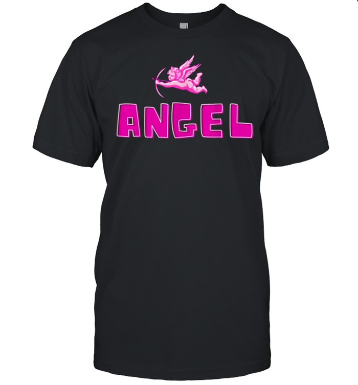 Angel Y2k Aesthetic Cherub Vintage Trendy 2000s Cupid Pink shirt