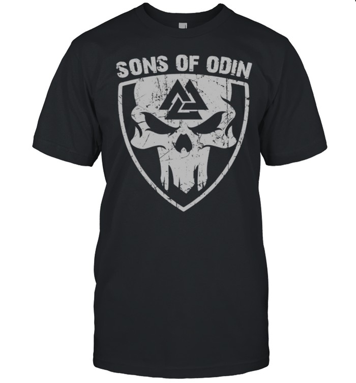 Skull Valhalla Sons Of Odin shirt