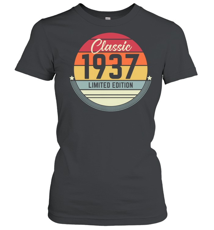 84th Birthday 1937 Classic Vintage Retro shirt Classic Women's T-shirt