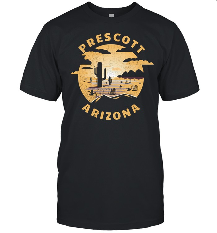Prescott Arizona Desert Illustration Vintage Souvenir shirt