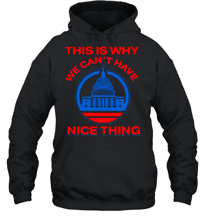This Is Why We Can’t Have Nice Things Us White House shirt Unisex Hoodie