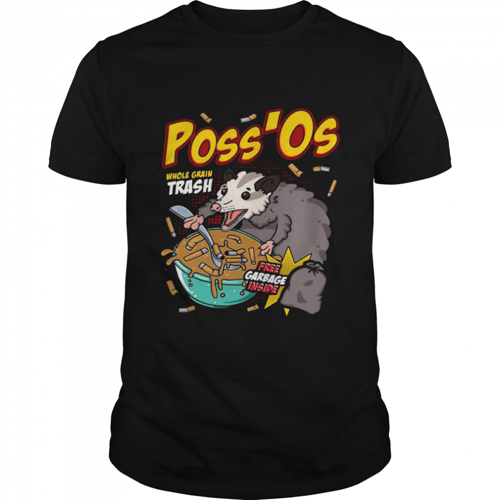 Poss’Os Possum Cereal Box T-shirt