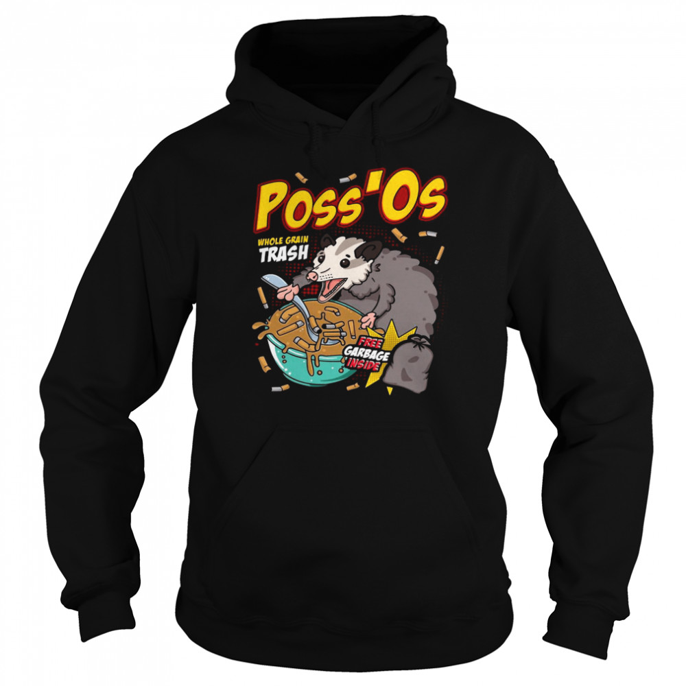 Poss’Os Possum Cereal Box T-shirt Unisex Hoodie