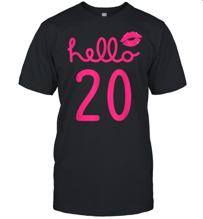 Hello 20 Year Old 20th Birthday Chapter 20 shirt