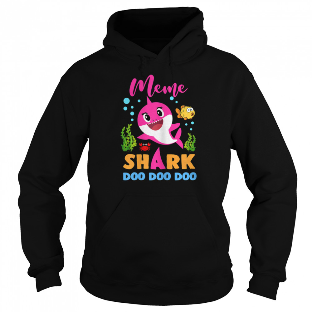 Shark Cute Baby Shark Family Matching Outfits  Unisex Hoodie
