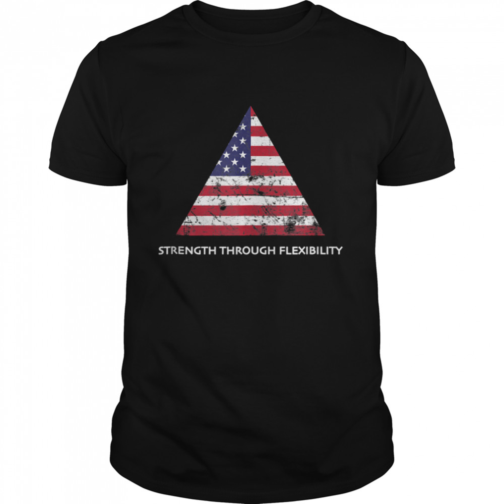 STF US Flag for Fitness Yoga Calisthenics and Veterans shirt