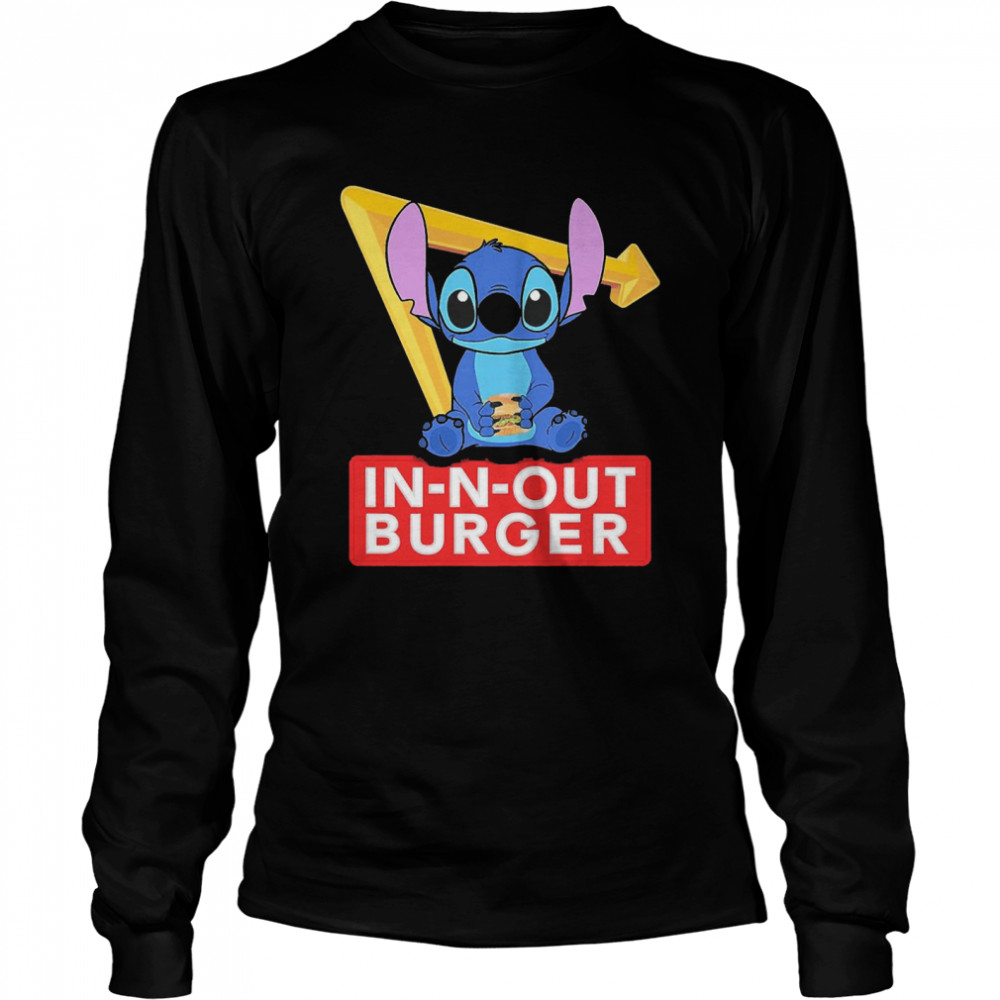 Stitch Hug In N Out Burger  Long Sleeved T-shirt