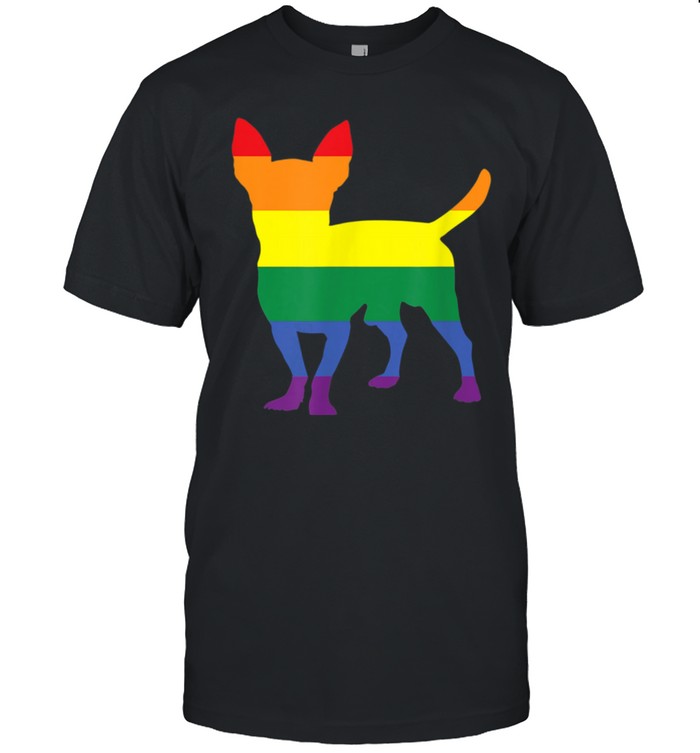 Chihuahua Dog Parent LGBT Pride Rainbows Gender Love Shirt