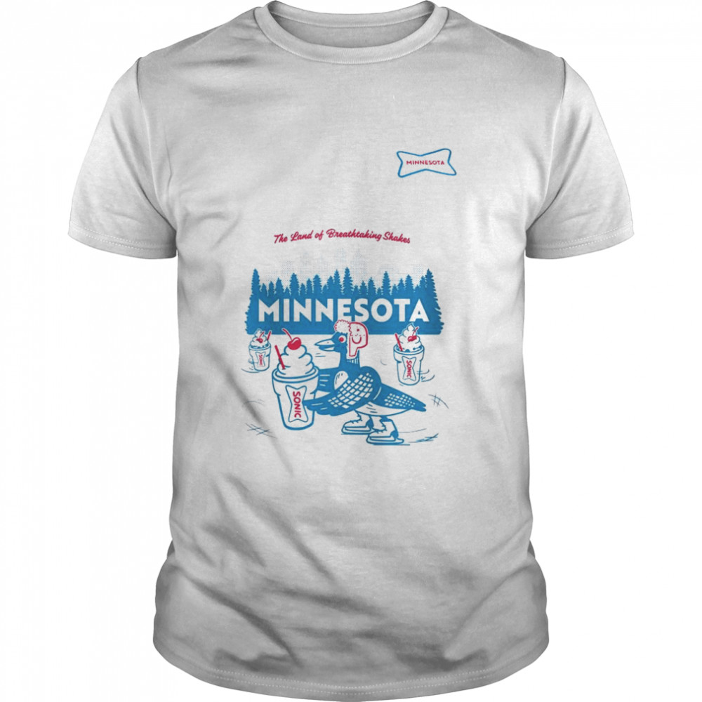Sonic the land of breathtaking shakes Minnesota shirt