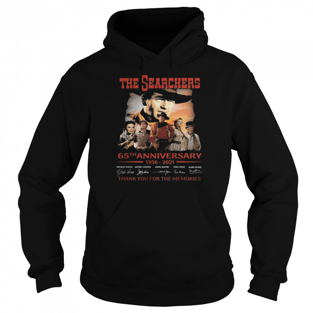 The Searchers 65th anniversary 1956 2021 signatures thank you for the memories shirt Unisex Hoodie