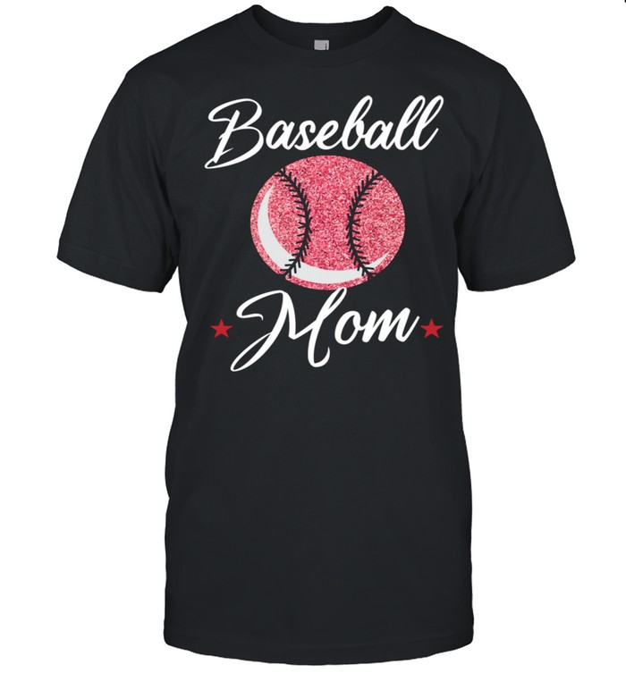 Baseball Mom Cool Sport Mommy Mama Momma Wife Mother Shirt