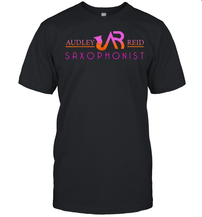 The Audley Reid Saxophonist Colorful Logo Shirt