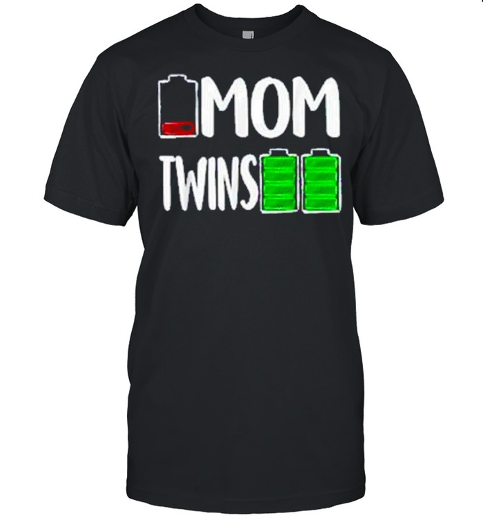 Low Battery Mom Twins Shirt
