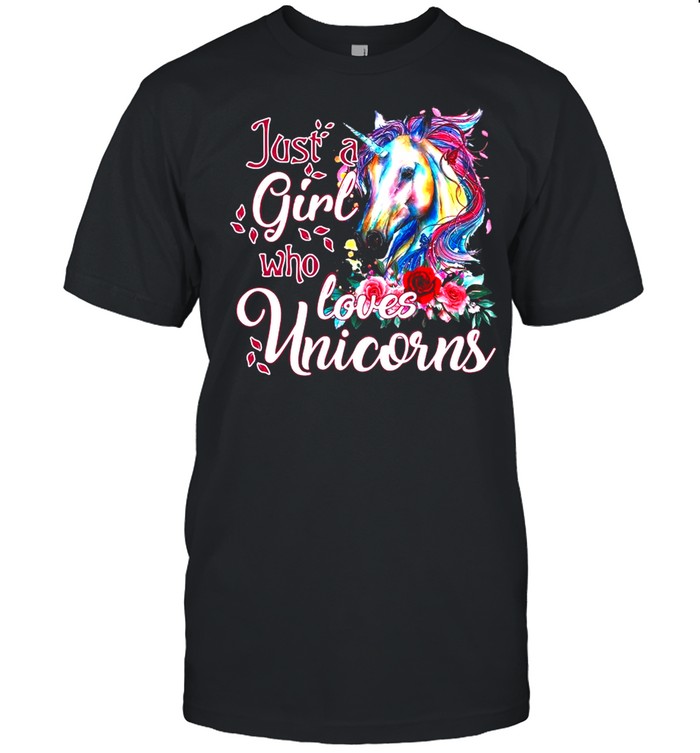 Just A Girl Who Loves Unicorn Happy Mother Day shirt