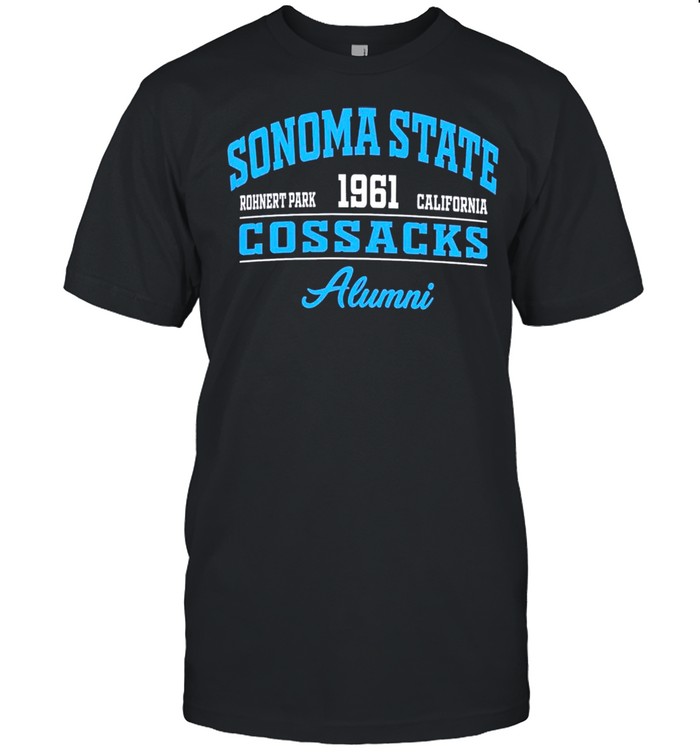 Sonoma State rohnert park 1961 california cossacks alumni shirt