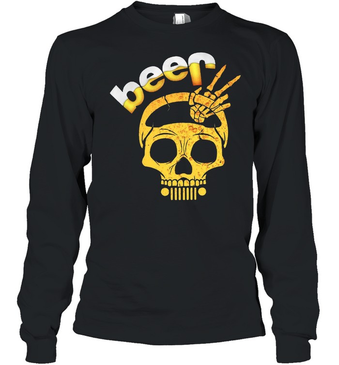 Beer Skull shirt Long Sleeved T-shirt