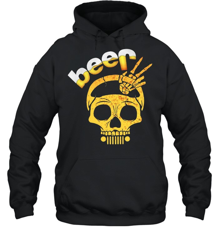 Beer Skull shirt Unisex Hoodie