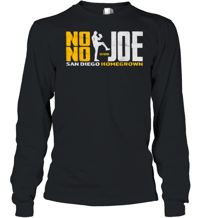 No No Joe San Diego Joe Homegrown Baseball  Long Sleeved T-shirt