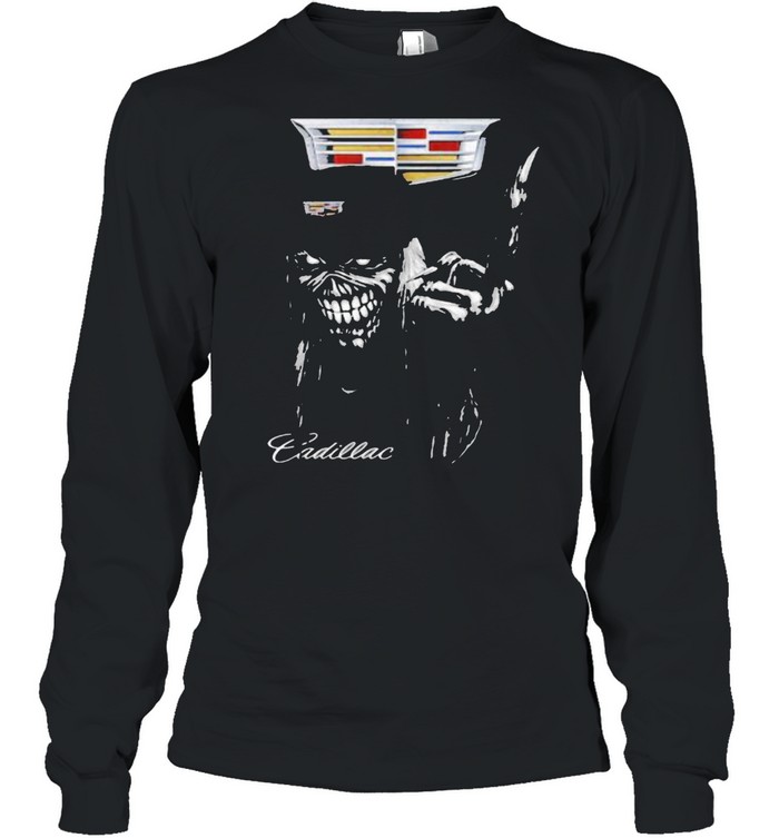 Skull Cadillac Logo  Long Sleeved T-shirt