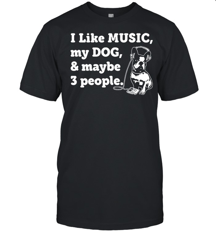 Dog and Music Lover shirt
