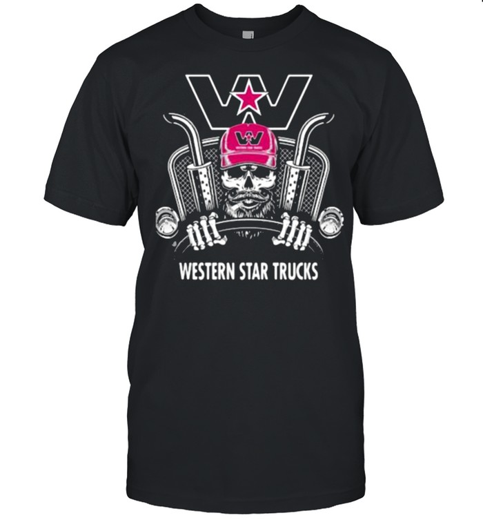 Skull With Western Star Trucks Shirt