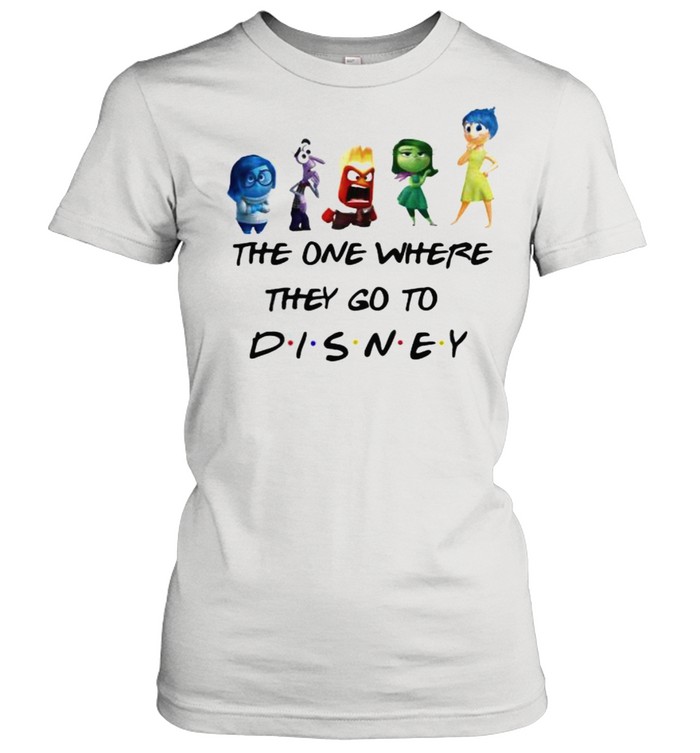 The One Where They Go To Disney Inside Out Movie  Classic Women's T-shirt