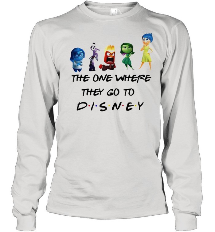 The One Where They Go To Disney Inside Out Movie  Long Sleeved T-shirt