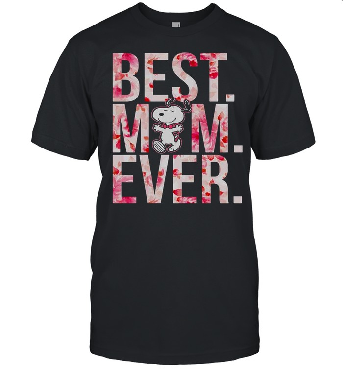 Best Mom Ever Snoopy Flower shirt