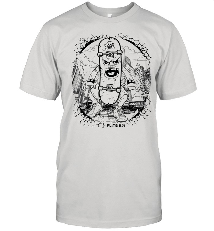 Flite Boi Skateboards Skateboard Monster Grafik shirt