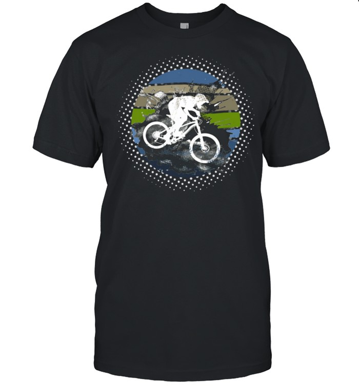 Mountain Biking MTB Mountain Bike Distressed shirt