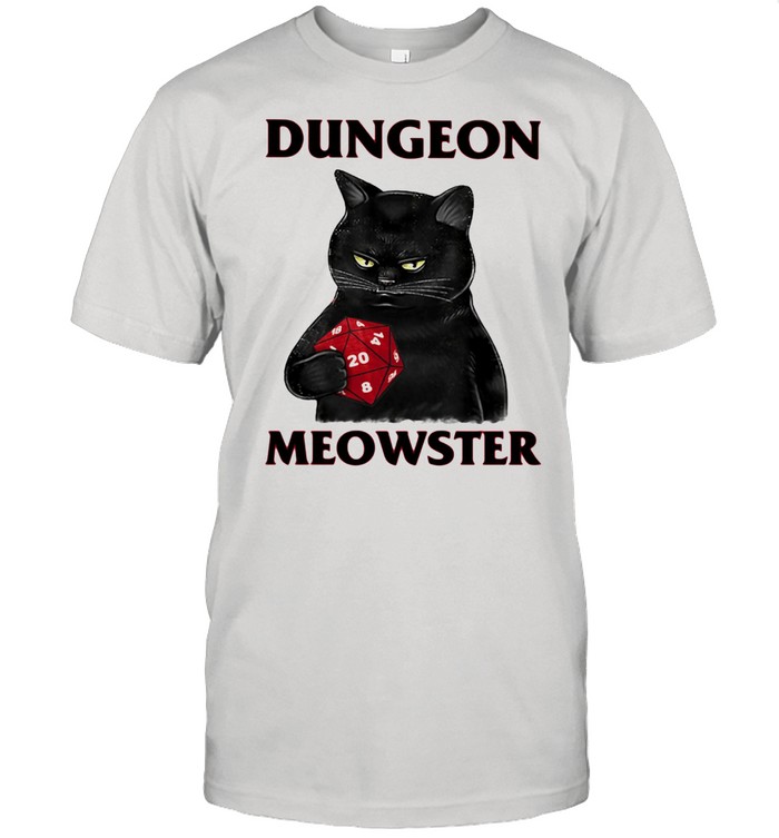 Dungeon Meowster Cat Game Shirt
