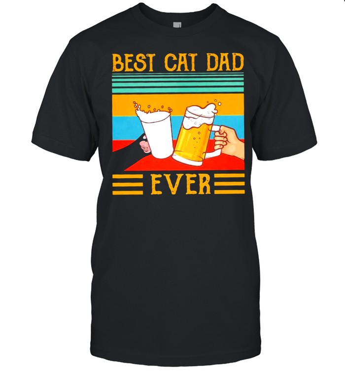 Best Cat Dad Ever vintage shirt