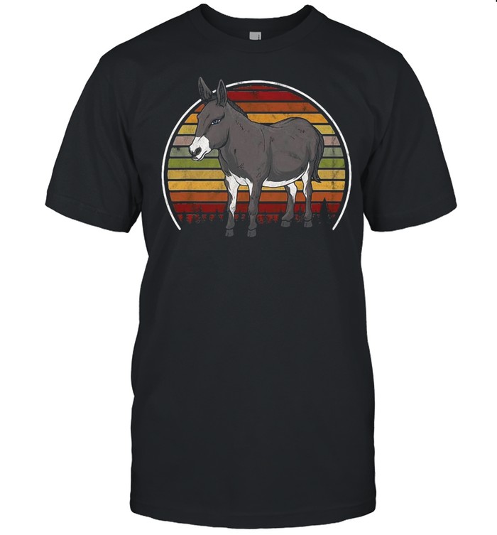 Donkey Retro Animal Vintage Retro T-shirt