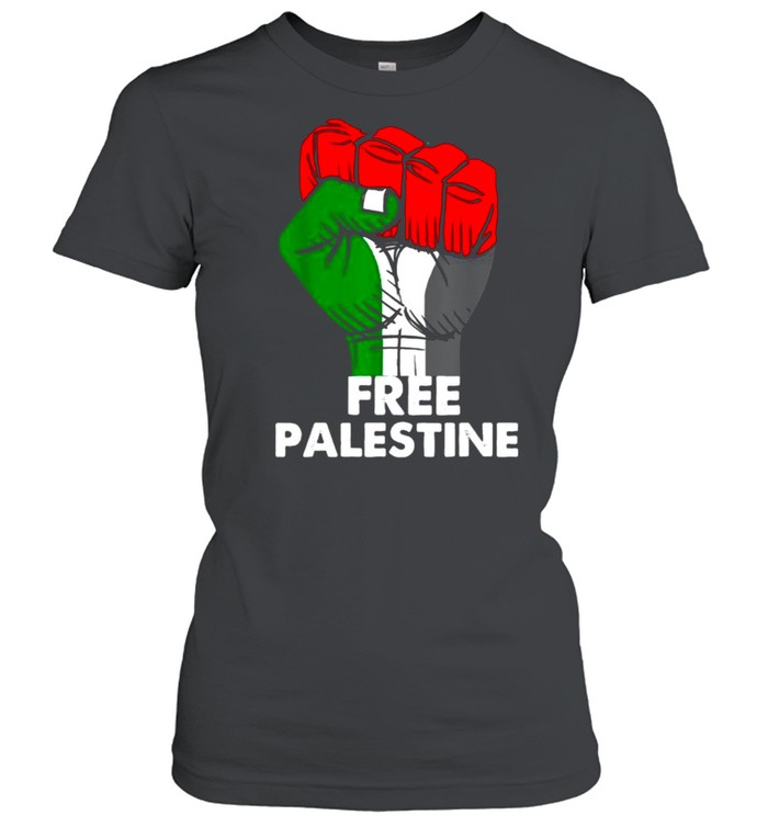 Free Gaza Palestine Flag arabic freedom palestine flag  Classic Women's T-shirt
