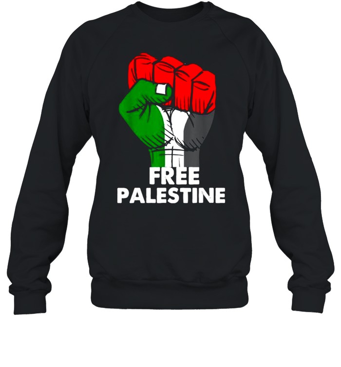 Free Gaza Palestine Flag arabic freedom palestine flag  Unisex Sweatshirt