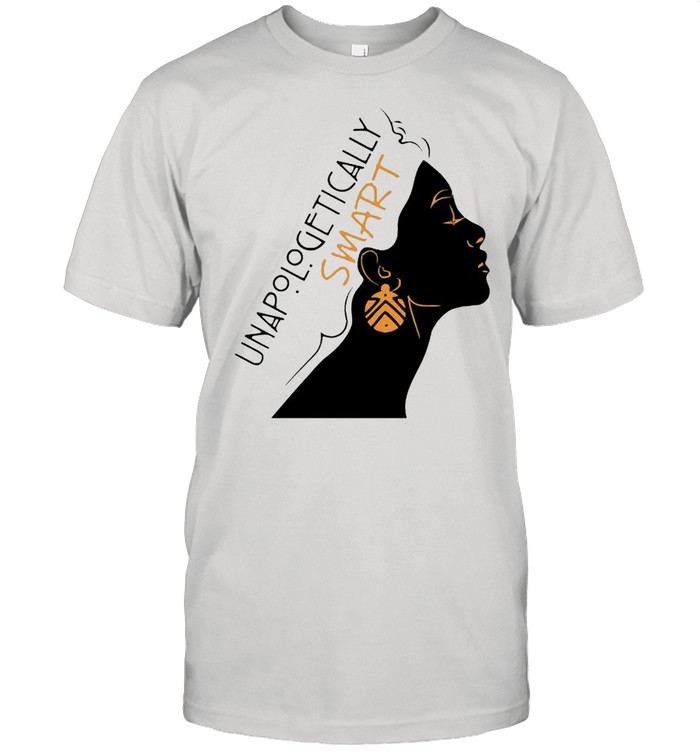 Unapologetically smart afro black history month shirt
