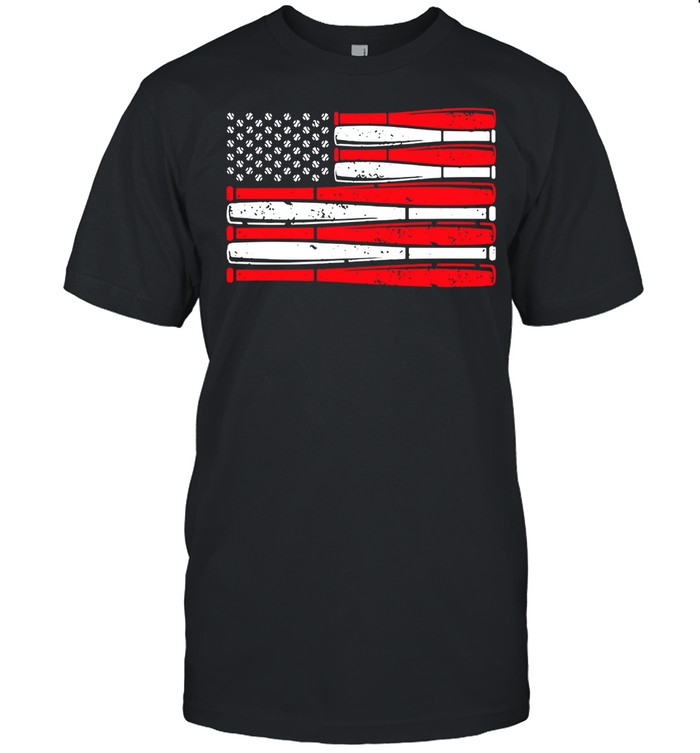 Baseball American Flag shirt