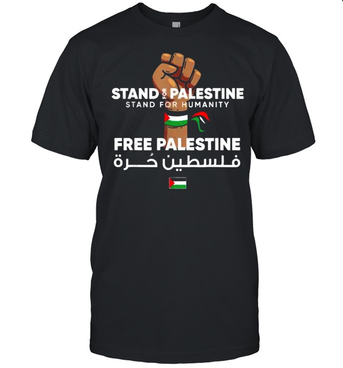 Stand For Palestine Free Palestine Flag T-Shirt
