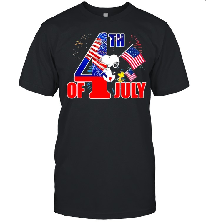 4th of July independence snoopy and woodstock shirt