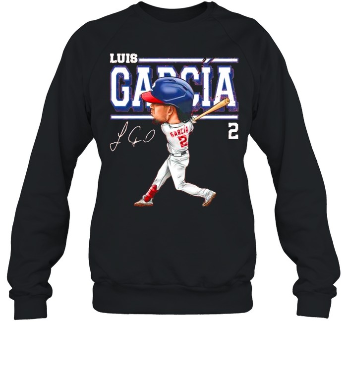 Washington Baseball 2 Luis Garcia Cartoon signature shirt Unisex Sweatshirt