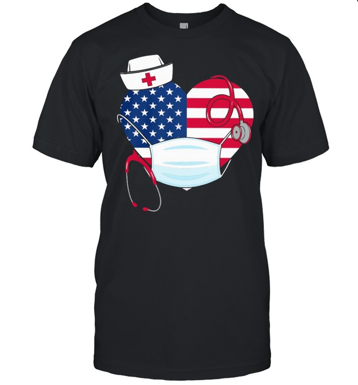 Nurse American Flag shirt