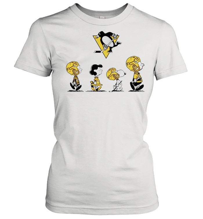 Pittsburgh Penguins Peanuts characters players shirt Classic Women's T-shirt
