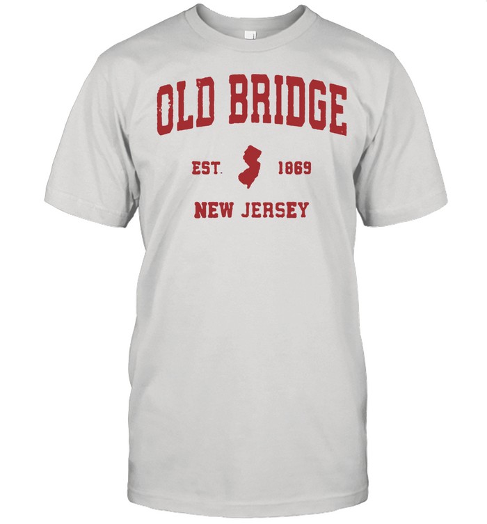 Old Bridge New Jersey 1869 NJ Vintage Sports Shirt