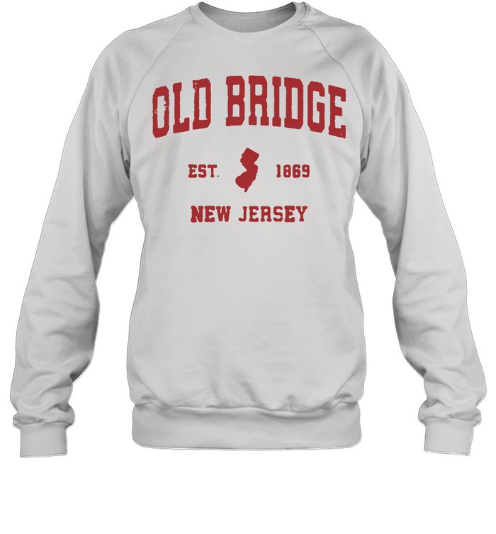Old Bridge New Jersey 1869 NJ Vintage Sports  Unisex Sweatshirt